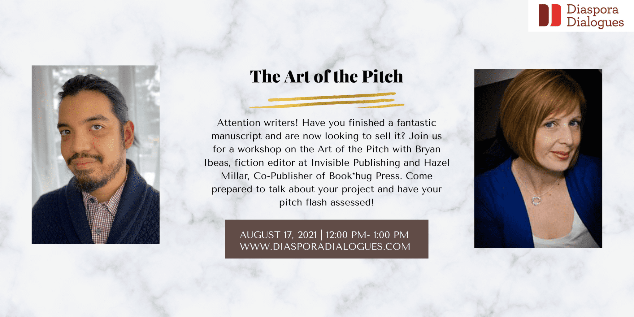 ARCHIVED EVENT The Art of the Pitch Diaspora Dialogues